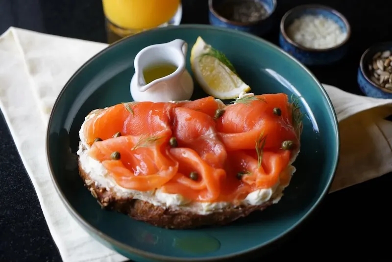 Open Face Smoked Salmon